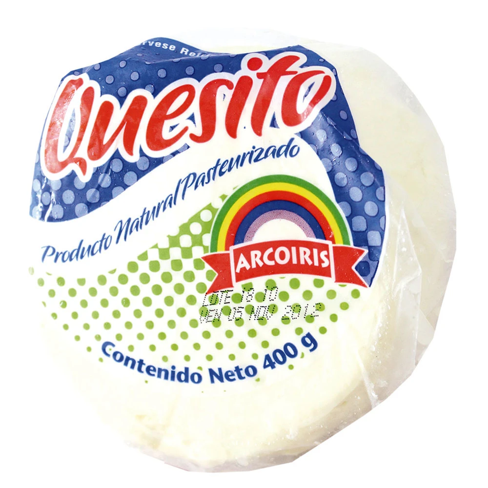 QUESITO ARCOIRIS REDONDO X 400 GR