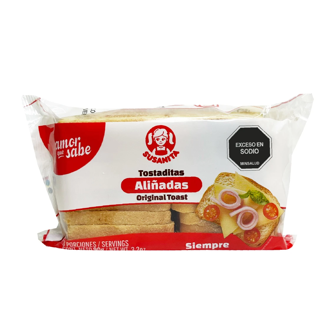 TOSTADAS SUSANITA ALIÑADA 90