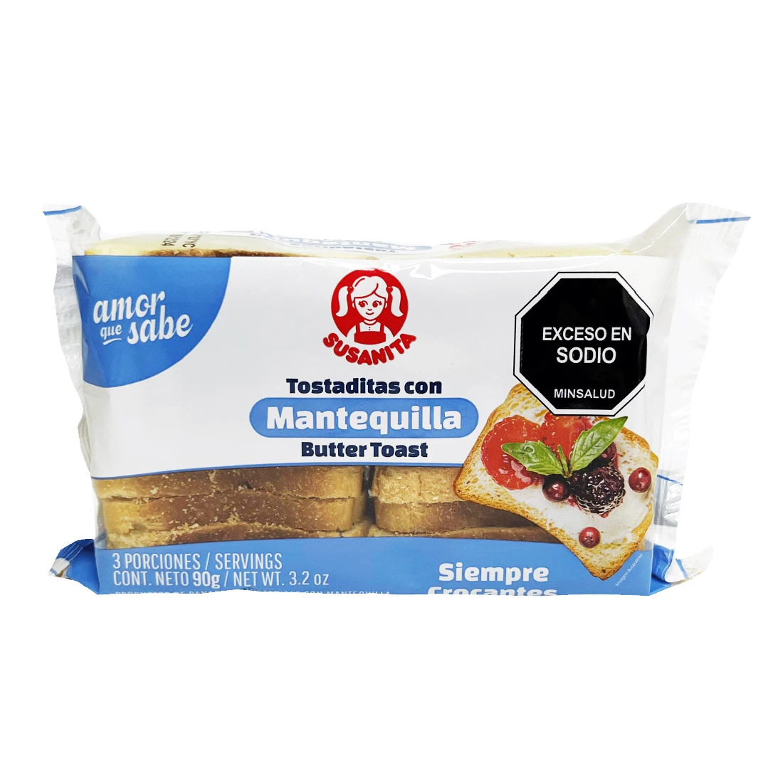 TOSTADAS SUSANITA MANTEQ X 90 GR