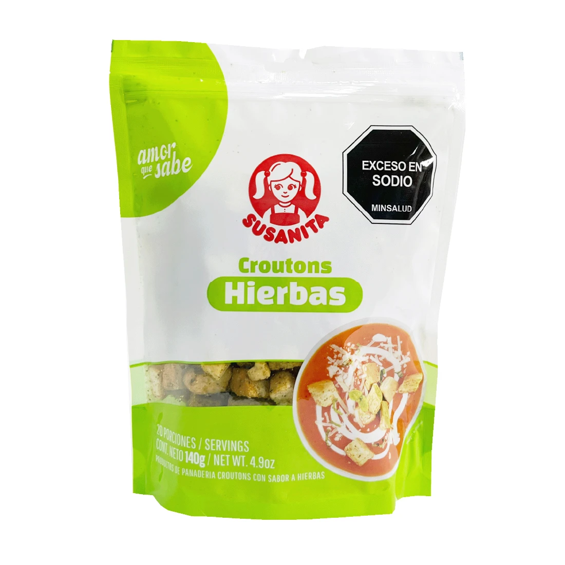 CROUTONS SUSANITA HIERBAS X 140 GR