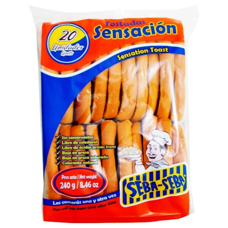 TOSTADAS SEBA SEBA SENSACION X 240 GR