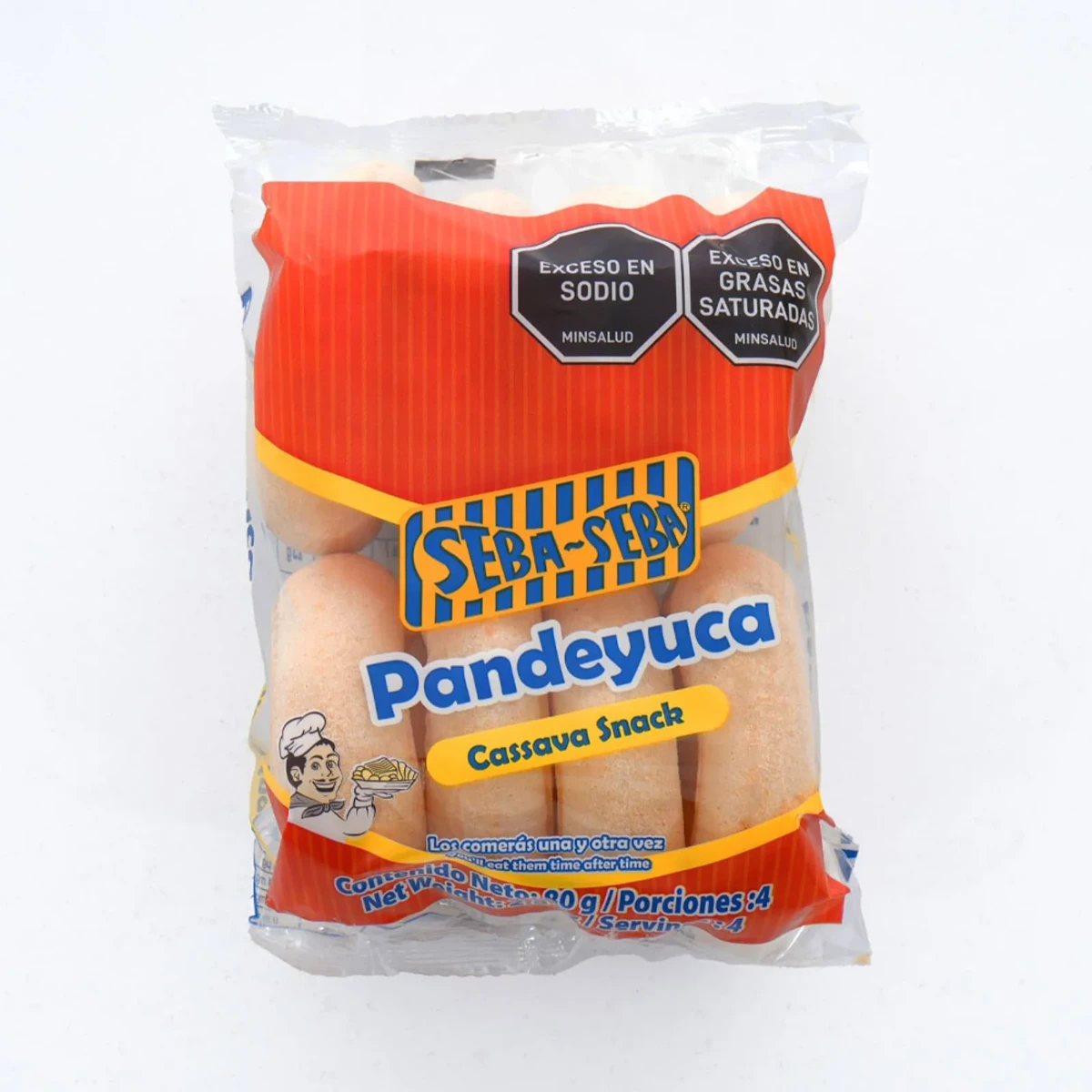 PAN DE YUCA SEBA SEBA X 80 GR