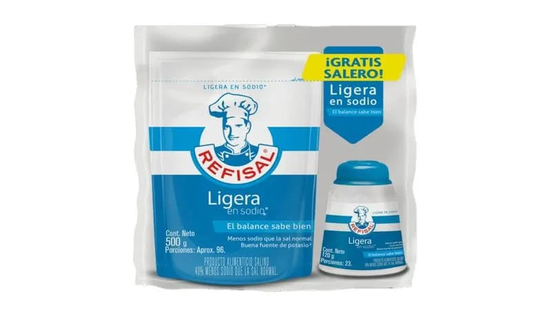 SAL REFISAL LIGHT 500GR+SALERO X 500 GR