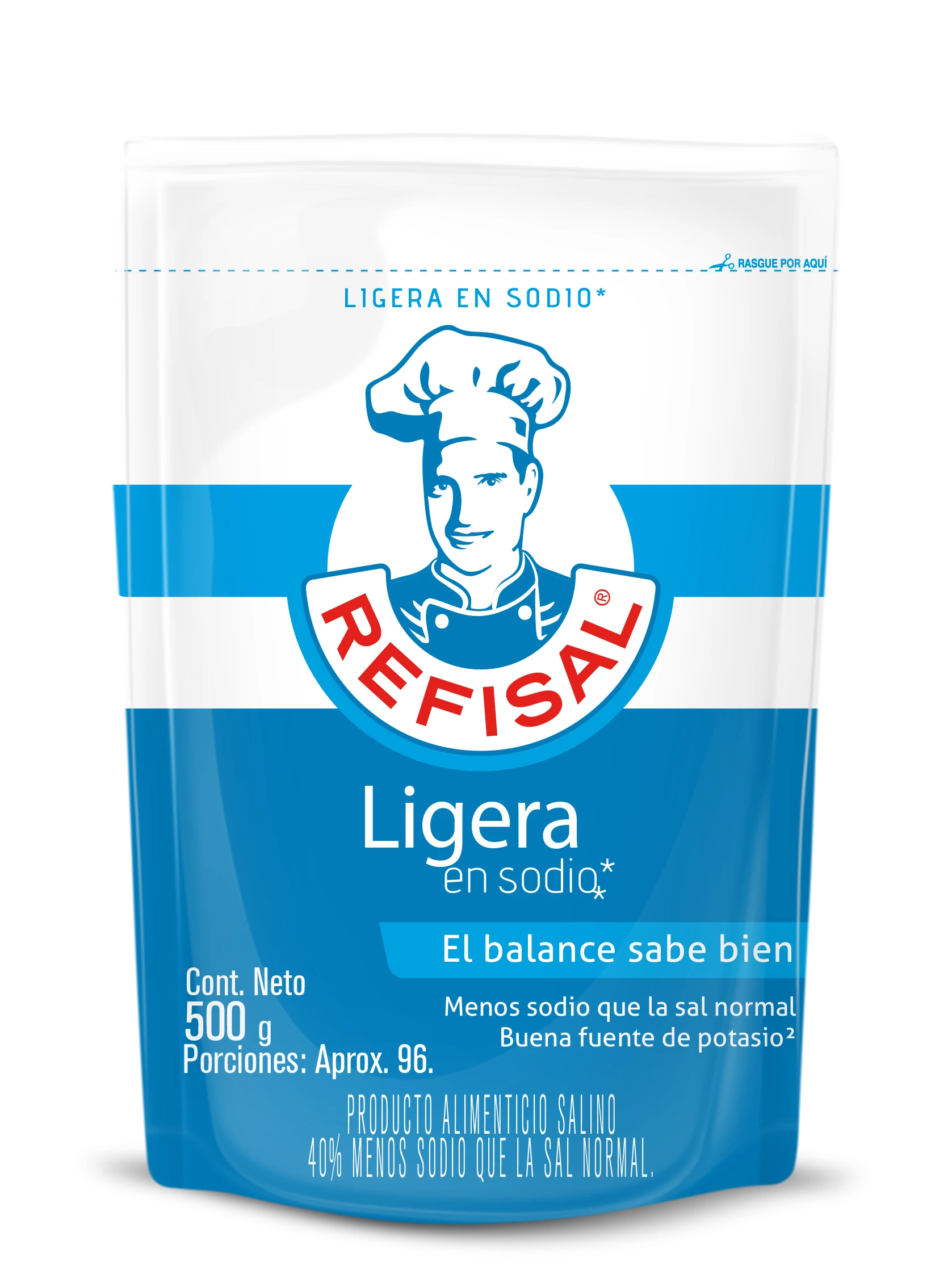 SAL REFISAL LIGHT BOLSA X 800 GR