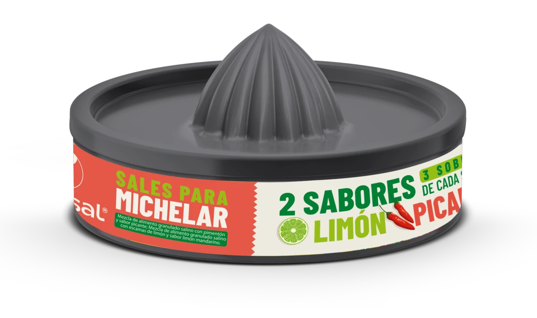 VASO MICHELADOR + 3 LIMON + 3 PICANTE