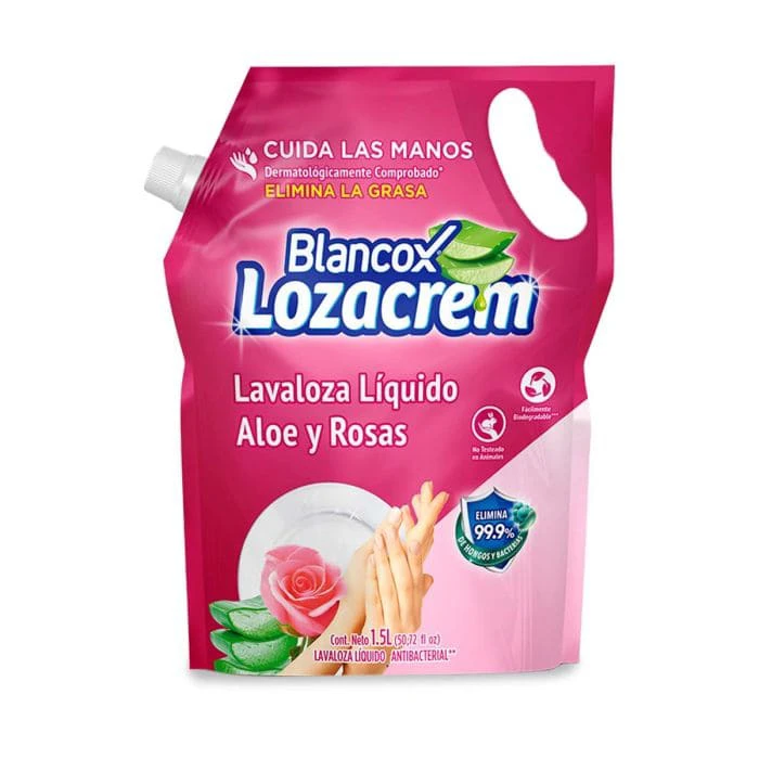 LAVA PLATOS LOZA CREM LIQUIDO DOY ALOE X 1.5 LT