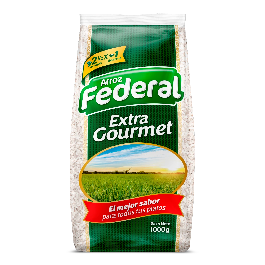 ARROZ FEDERAL EXT/GOUR X 1000 GR