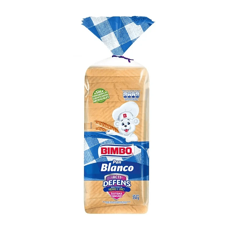 PAN TAJADO BIMBO ACTIDEFENSIS X 350 GR