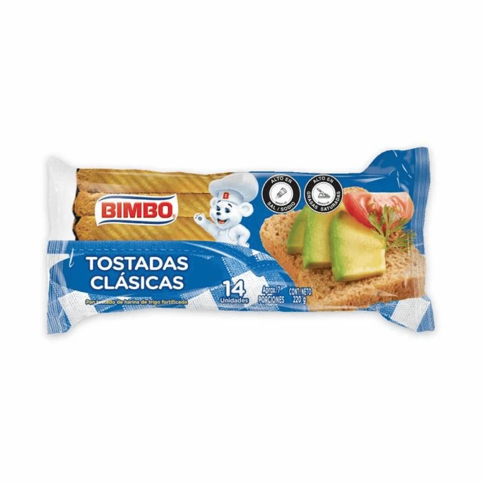 TOSTADAS BIMBO CLASICAS X 220 GR