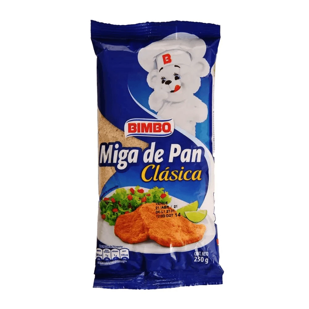 MIGA DE PAN BIMBO X 250 GR