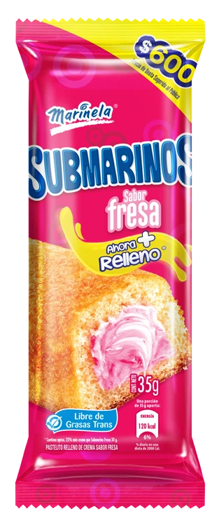 SUBMARINOS BIMBO FRESA X 35 GR