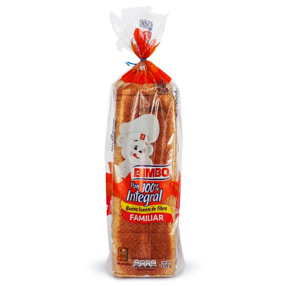 PAN BIMBO INTEGRAL FAMILIAR X 650 GR