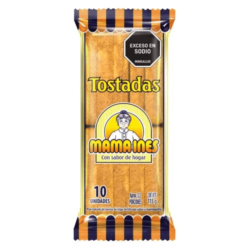 TOSTADAS MAMA INES MANTEQ X 115 GR