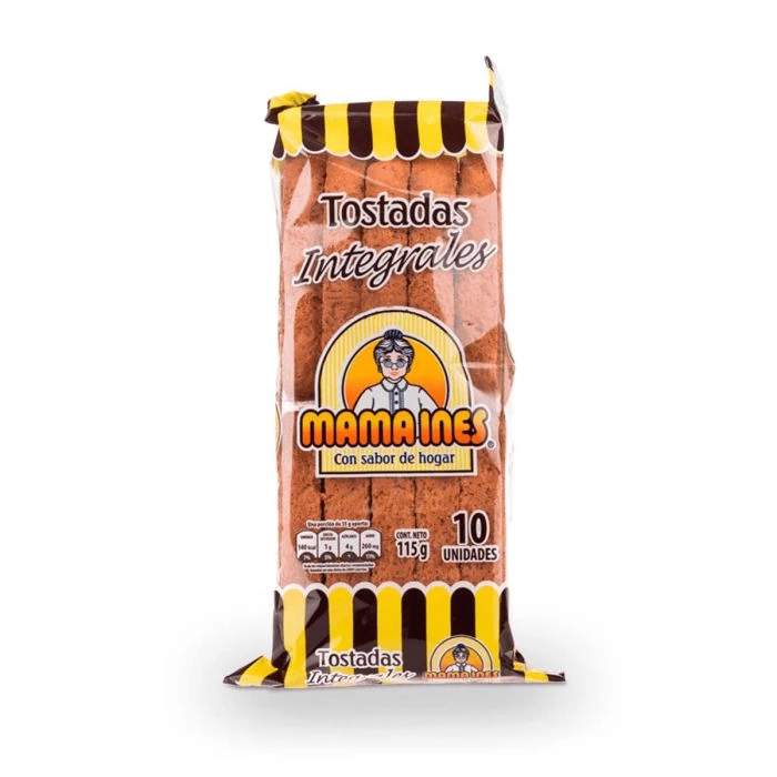 TOSTADAS MAMA INES INTEG X 115 GR
