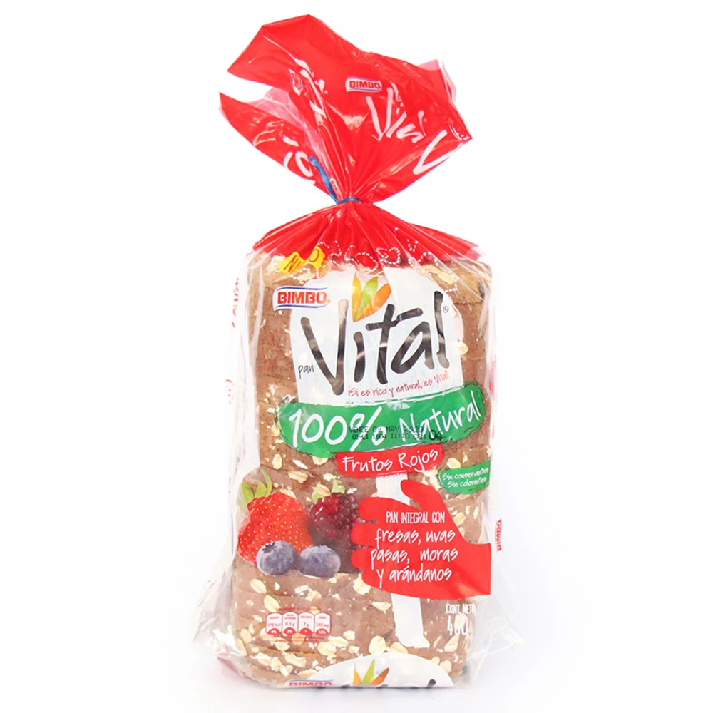 PAN BIMBO VITAL FR ROJOS X 460 GR