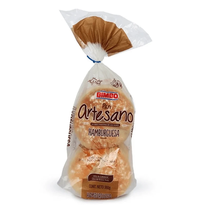 PAN HAMBUR ARTESANO BIMBO X 360 GR