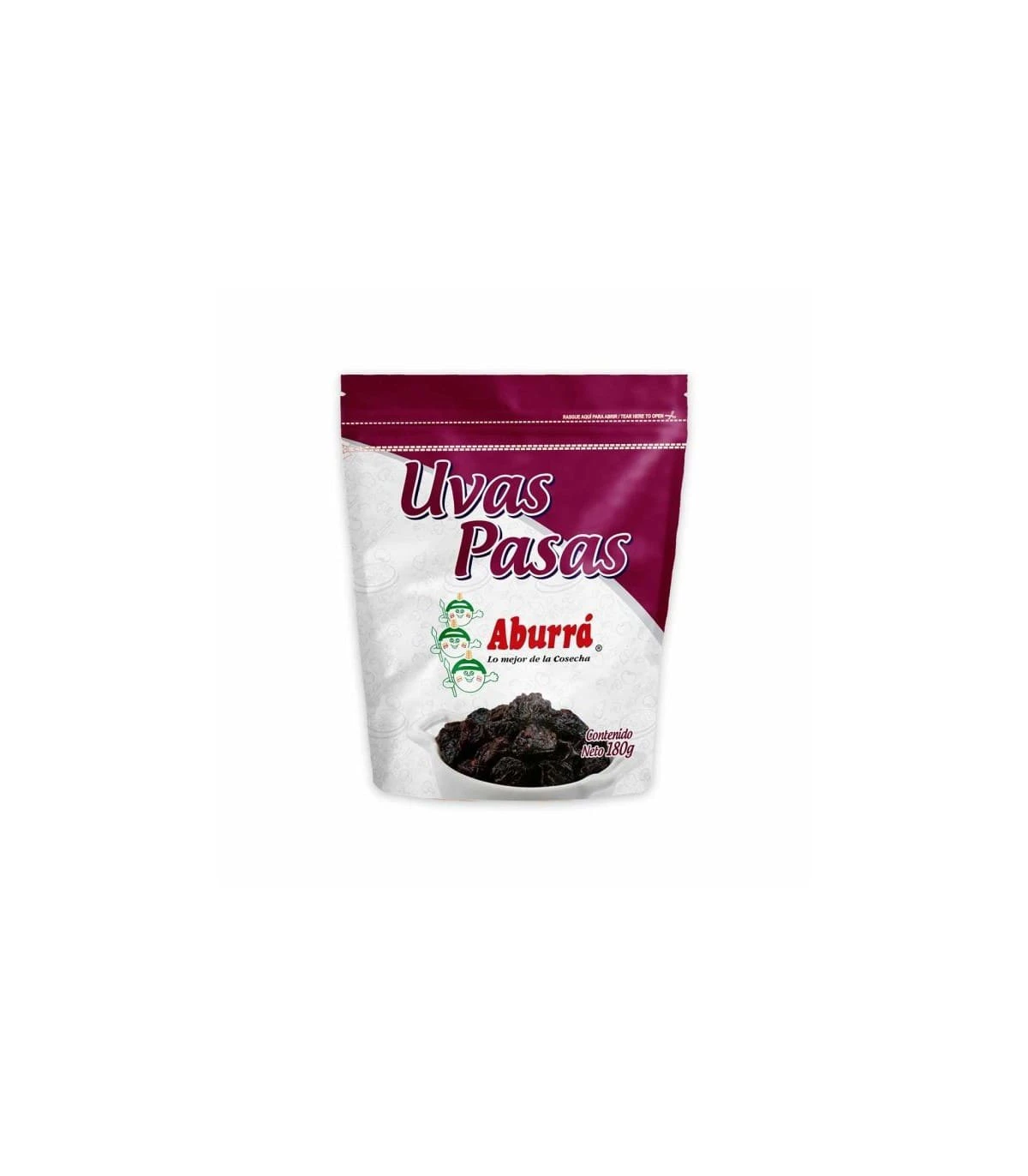UVAS PASAS ABURRA X 180 GR