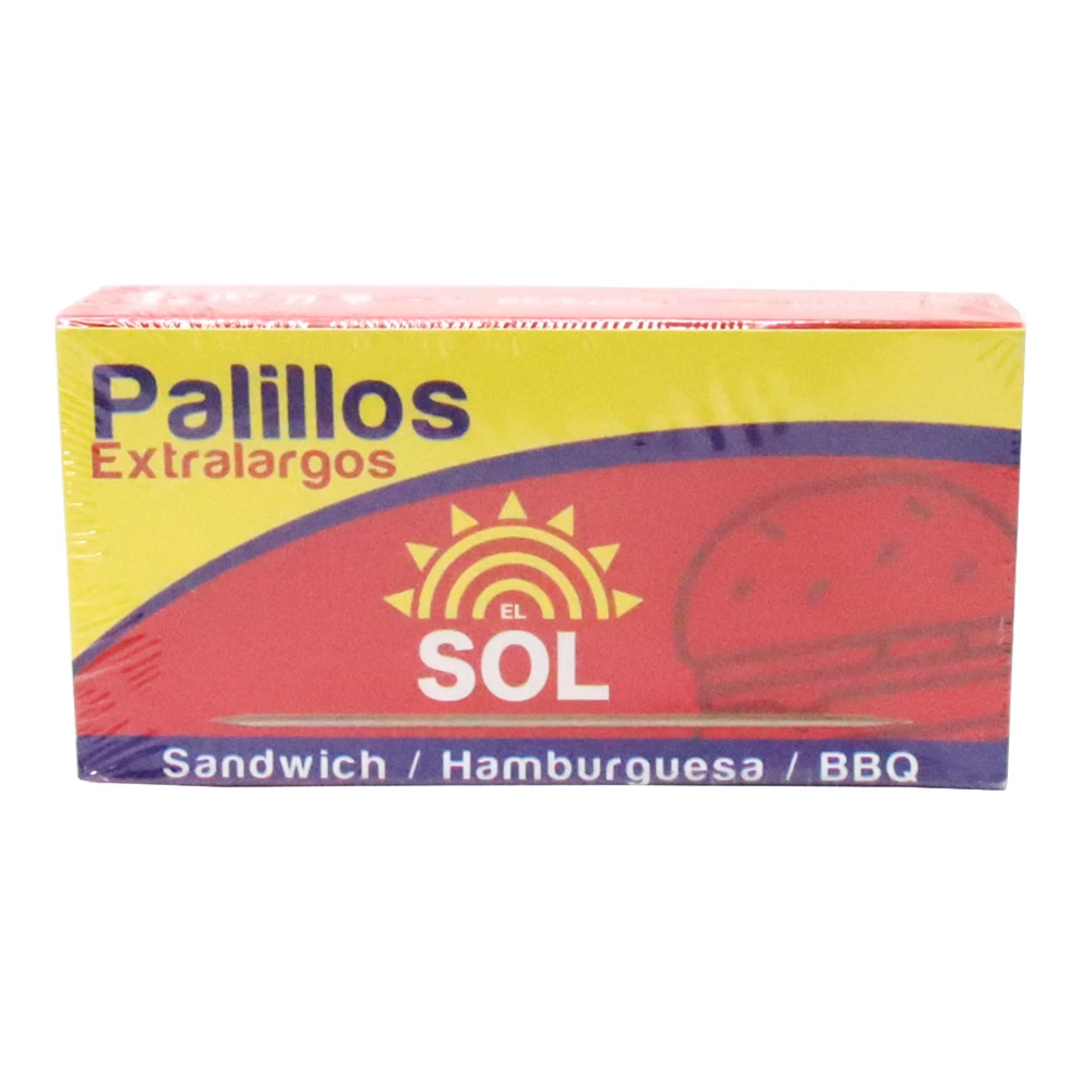 PALILLOS EL SOL DE HAMBURGUESA