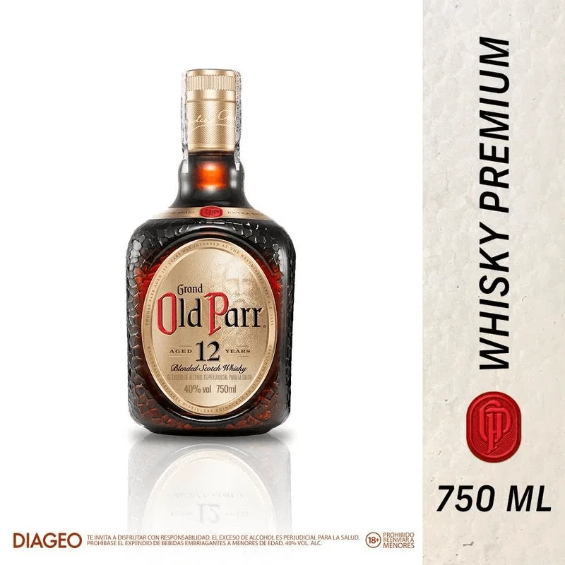 WHISKY OLD PARR BOTELLA X 750 ML