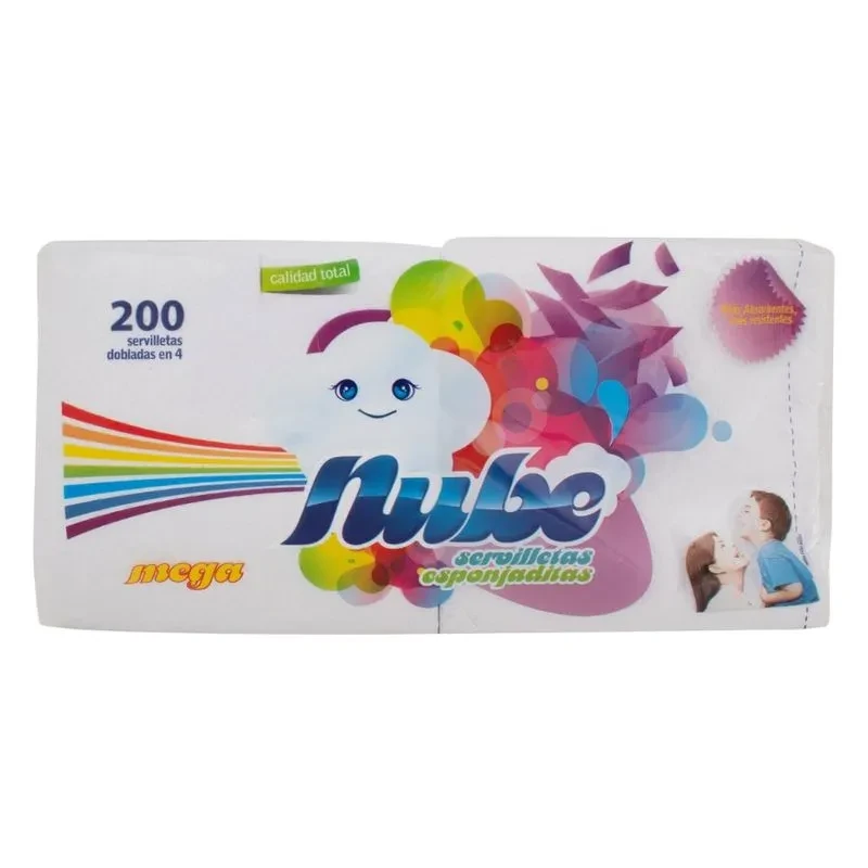 SERVILLETAS NUBE MEGA 200