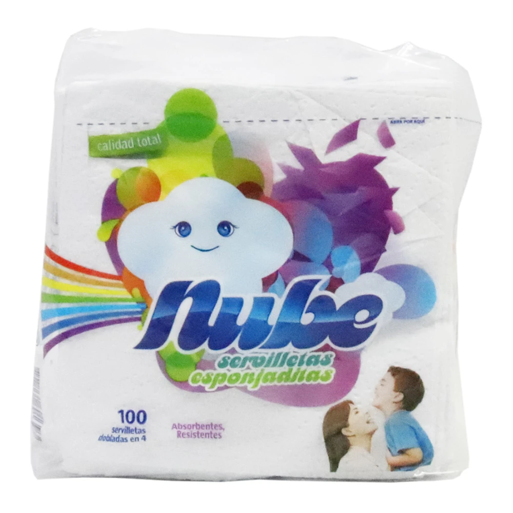 SERVILLETAS NUBE ESPONJADITA 100