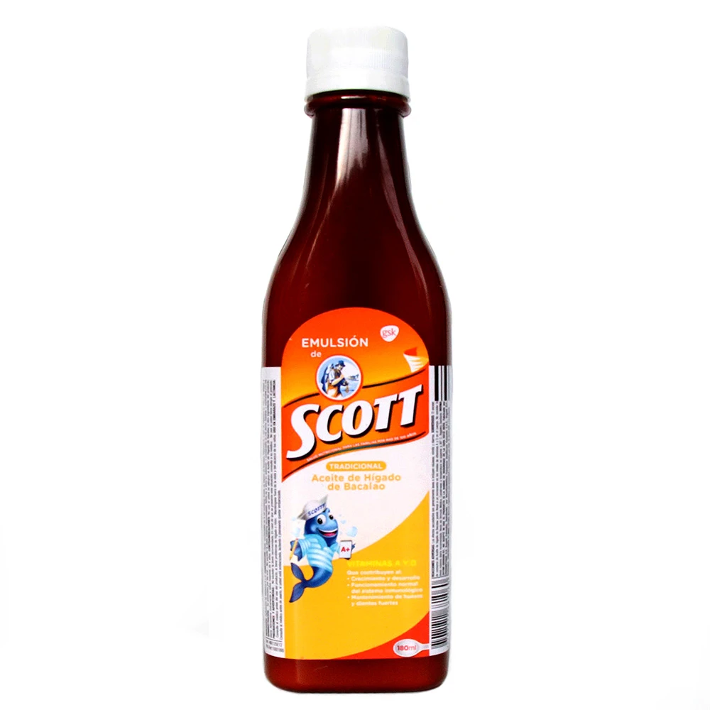 EMULSION DE SCOTT 180 ML X 180 ML