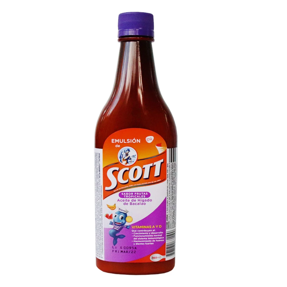 EMULSION DE SCOTT FTAS TROPI X 360 ML
