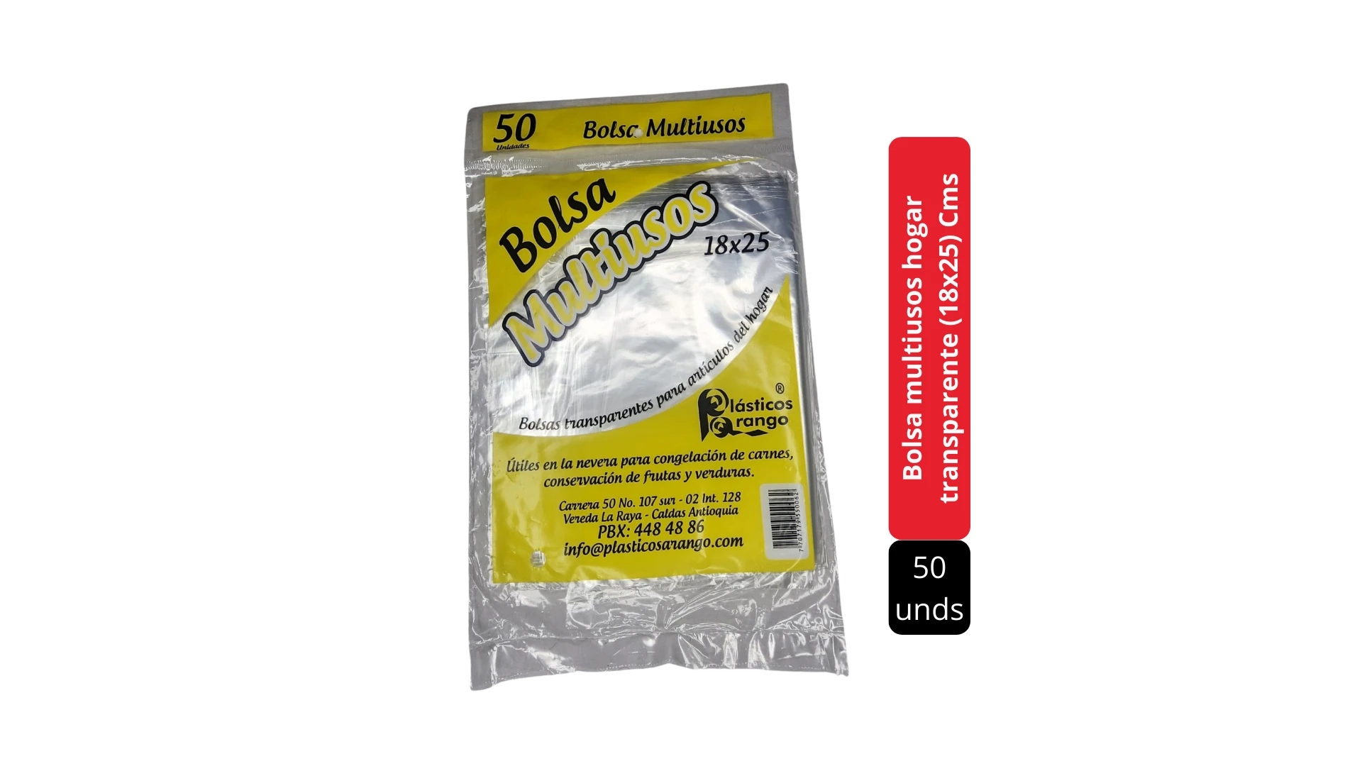 BOLSA MULTIUSOS PLASTICOS ARANGO 18 25