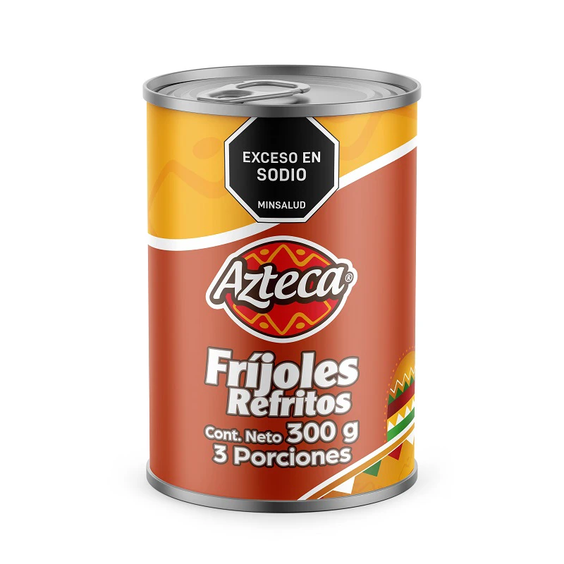 FRIJOL REFRITO AZTECA X 300 GR