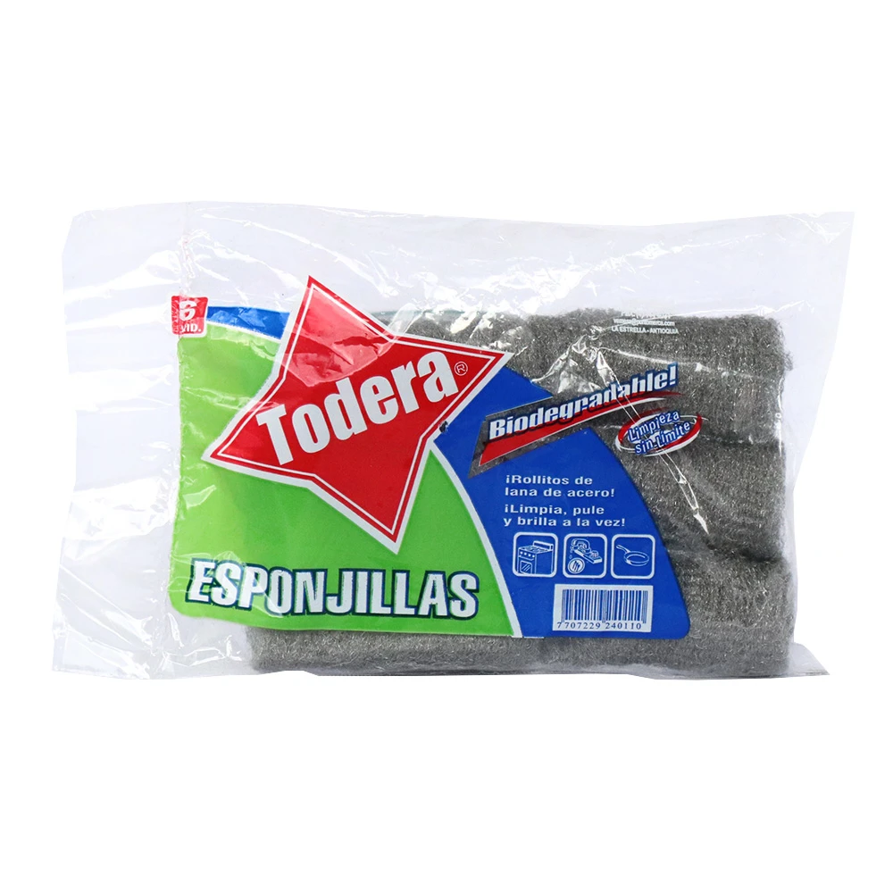 ESPONJILLA TODERA X 6 UNDS