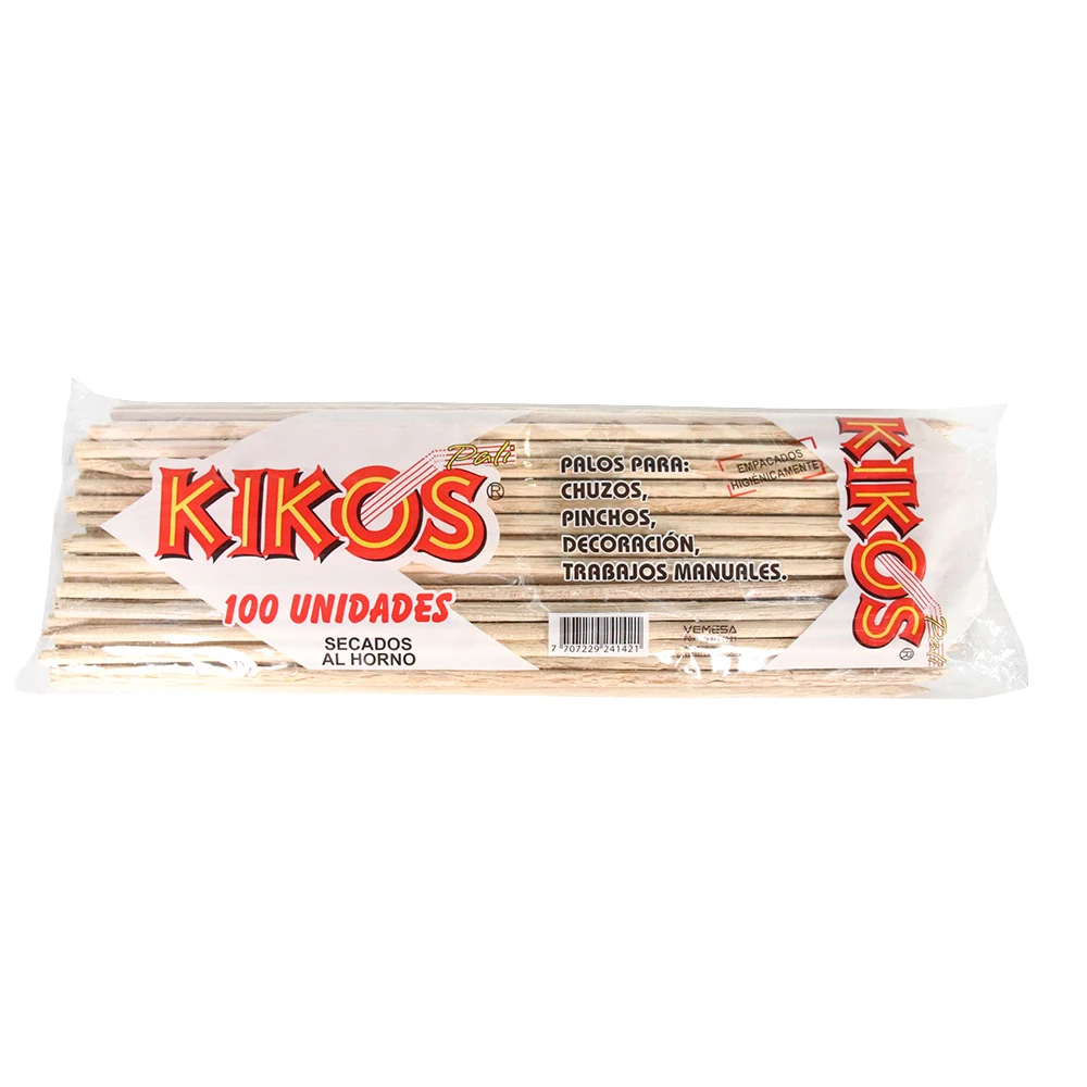 PALO PARA CHUZO KIKOS X 100 UNDS