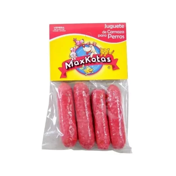 SALCHICHAS CARNAZA MAXCOTAS X 4 UNDS
