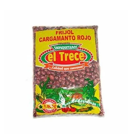 FRIJOL EL TRECE CARGAMANTO ROJO X 1000 GR