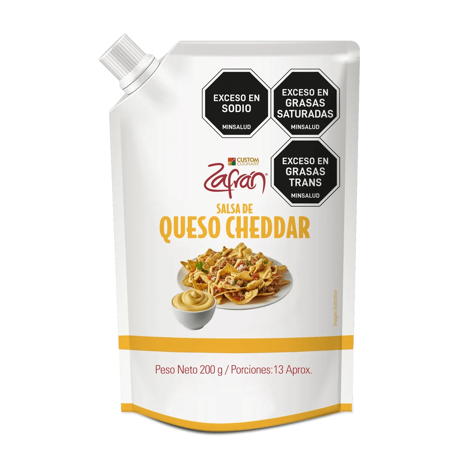 SALSA ZAFRAN SHOWY QUESO CHEE X 200 GR