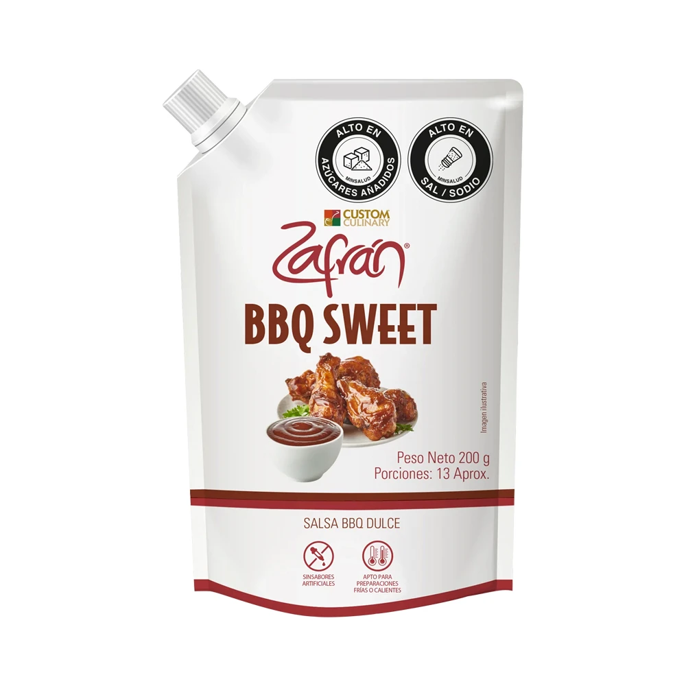 SALSA ZAFRAN BBQ DULCE X 200 GR
