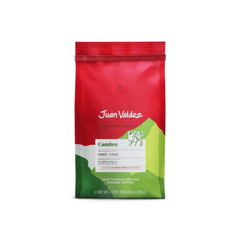 CAFE JUAN VALDEZ CUMBRE DOYPACK X 250 GR