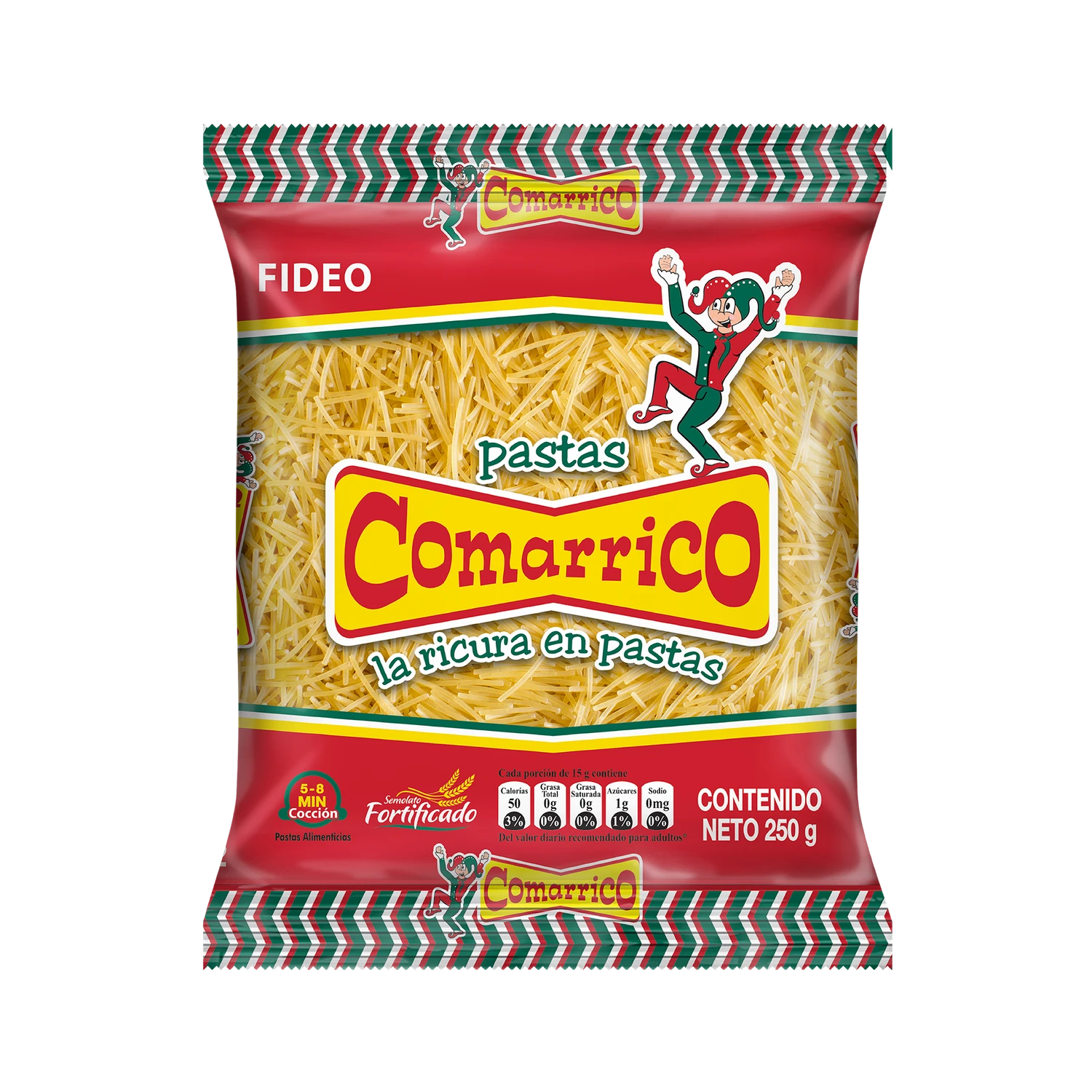 PASTAS COMARRICO FIDEO 250