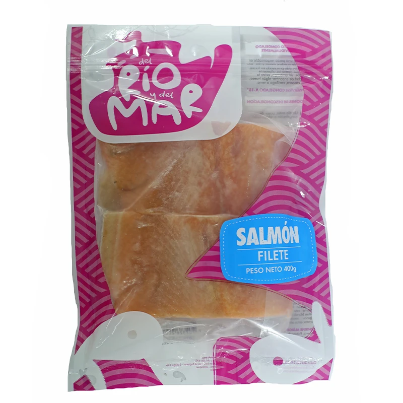 FILETE DE SALMON DEL RIO Y DEL MAR X 400 GR