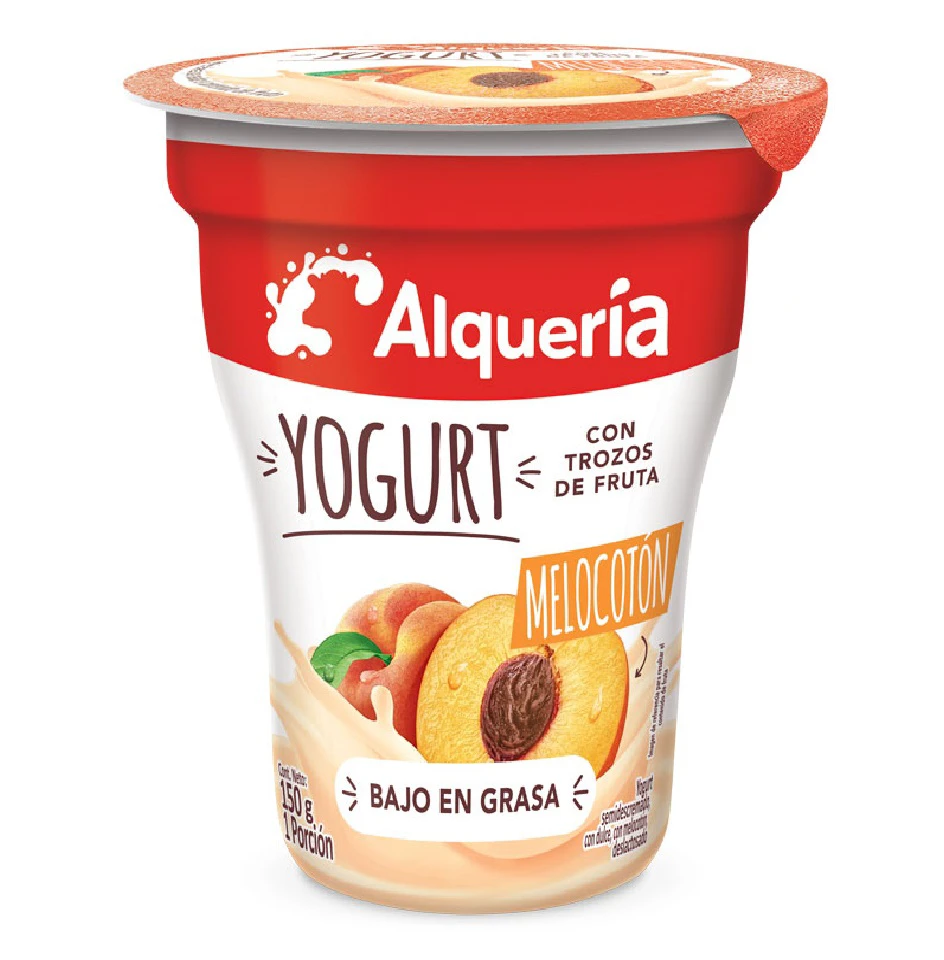 YOGUR ALQUERIA MELOCOTON 150 GR X 150 GR