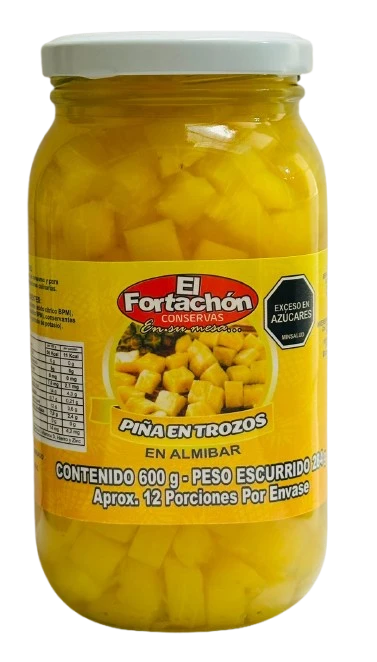 PIÑA EN TROCITOS FORTACHON X 600 GR