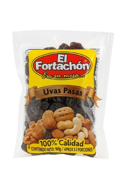UVAS PASAS FORTACHON X 100 GR