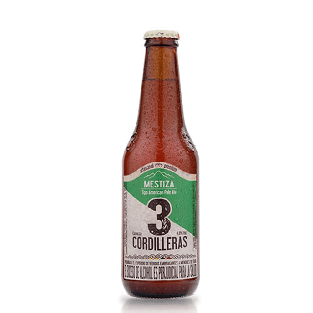 CERVEZA 3 CORDILLERAS MESTIZA X 300 ML