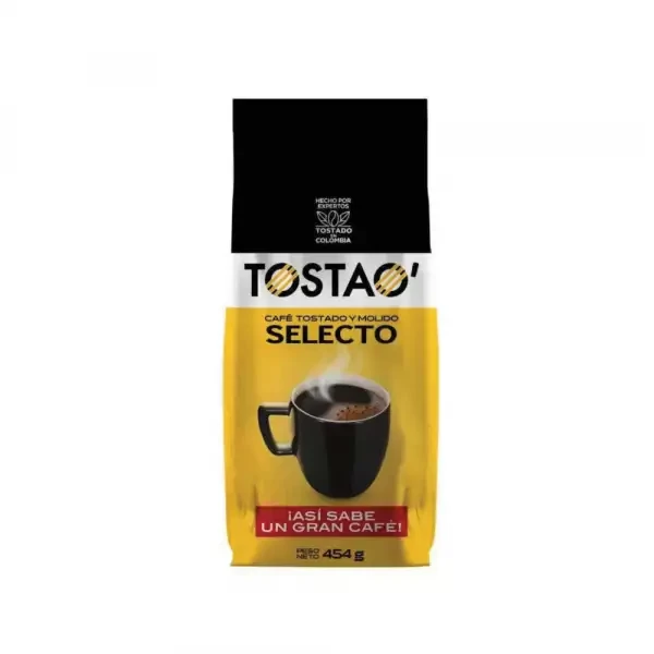 CAFE TOSTAO SELECTO X 454 GR