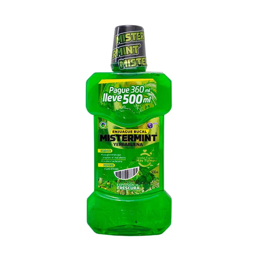 ENJUAGUE BUCAL MISTERMI YERB X 500 ML