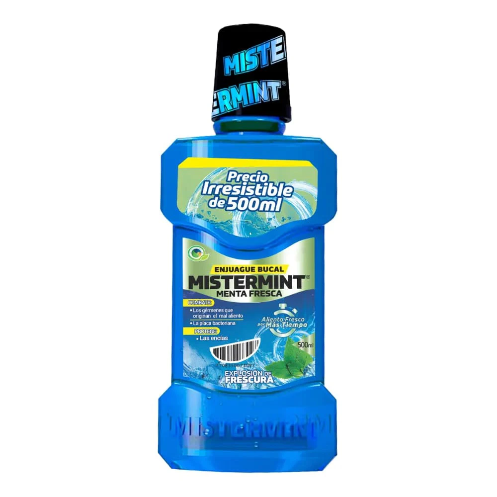 ENJUAGUE BUCAL MISTERMI MEN X 500 ML