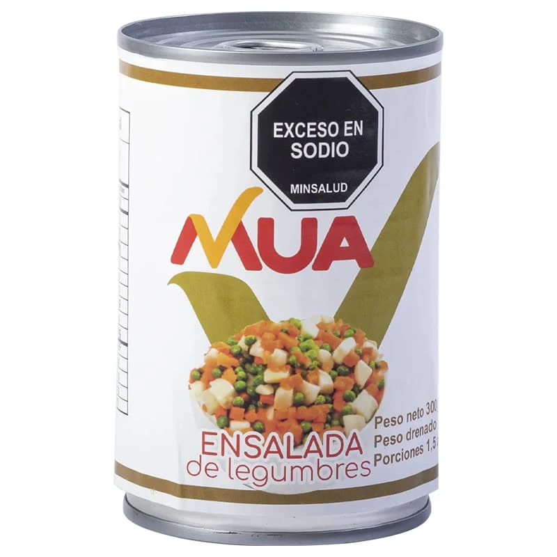 ENSALADA DE LEGUMBRES MUA LATA X 300 GR
