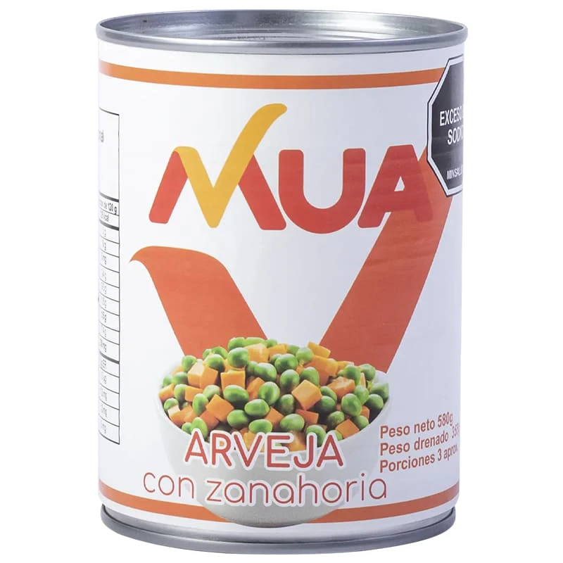 ARVEJA ZANAHORIA MUA LATA X 580 GR