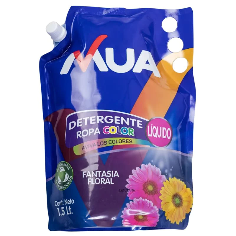 DETERGENTE MUA LIQ R/COLOR DOY PACK X 1500 ML