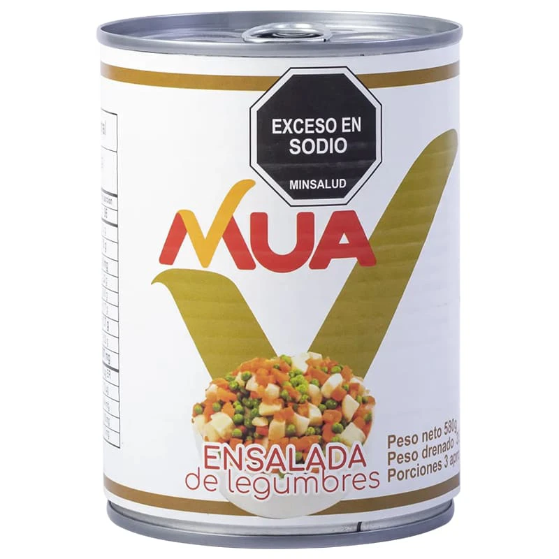 ENSALADA DE LEGUMBRES MUA LATA X 580 GR