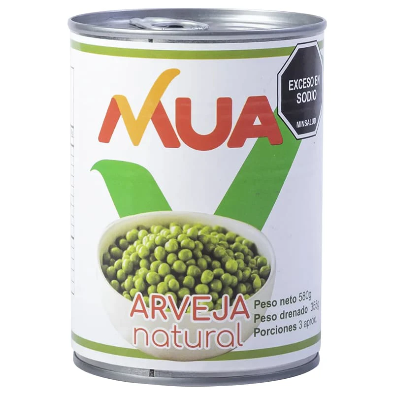 ARVEJA MUA NATU LATA X 580 GR